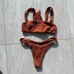 Monday Swimwear Terracotta Bikini Bottom